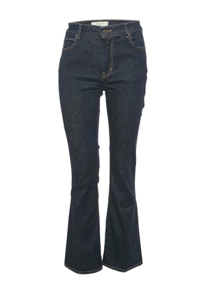 Weekend Max Mara logo-patch flared denim jeans - Blue