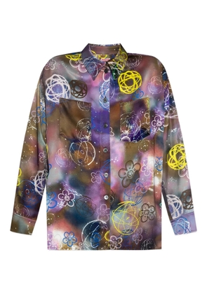 Kenzo x Futura 2000 floral-atom shirt - Green