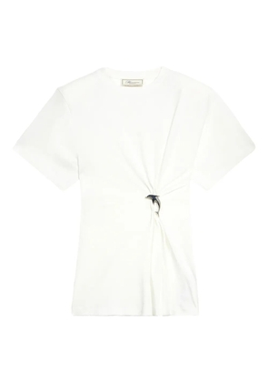 Blumarine dolphin-detail T-shirt - White