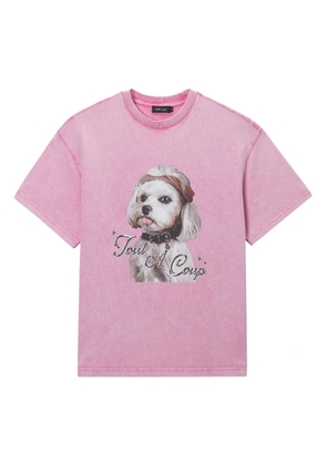 tout a coup photograph-print T-shirt - Pink