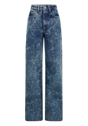 Rabanne washed wide-leg jeans - Blue