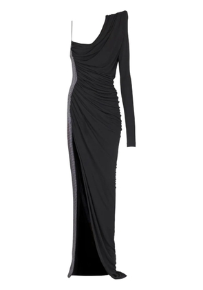 Balmain Pagoda one-shoulder dress - Black