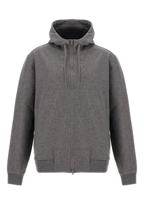 Herno hooded zip-up jacket - Grey