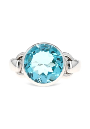 Poiray Indrani topaz half-articulated ring - Silver