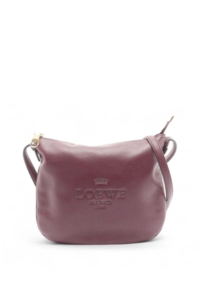 Loewe Pre-Owned 2010-2025 Leather Heritage shoulder bag - Red