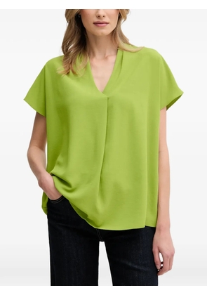 Joseph Ribkoff V-neck short-sleeve blouse - Green