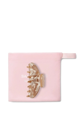 SALT & WAVE Caramel Moon marbled hair clip - Neutrals