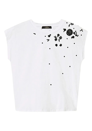 TWINSET embroidered-flower T-shirt - White