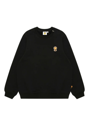 *BABY MILO® STORE BY *A BATHING APE® crew-neck graphic-print sweatshirt - Black