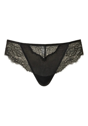 TWINSET lace-trim briefs - Black