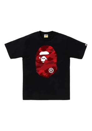 A BATHING APE® camo ape-head T-shirt - Black