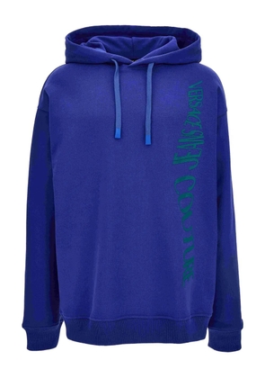 Versace Jeans Couture logo-detail hoodie - Blue