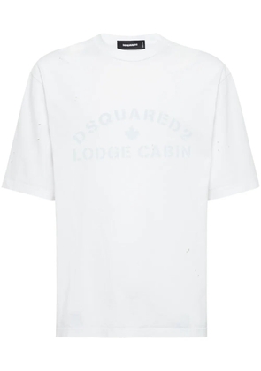 DSQUARED2 logo-print T-shirt - White
