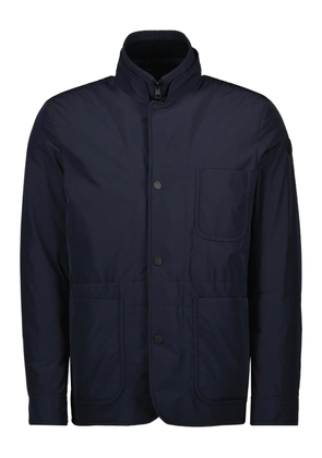 Moncler high-neck buttoned jacket - Blue