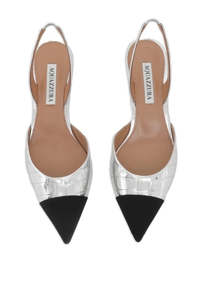 Aquazzura pointed toe pumps - Silver