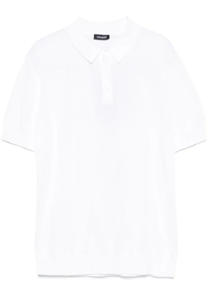 Cenere GB knitted polo shirt - White