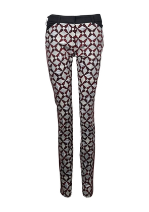 Balenciaga Pre-Owned geometric-print trousers - Grey