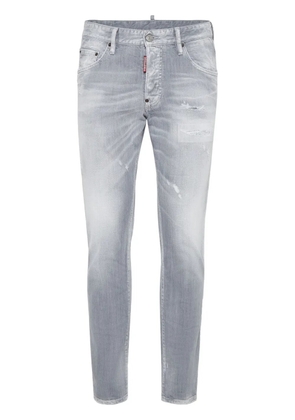 DSQUARED2 washed tapered jeans - Grey