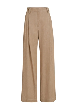 Brunello Cucinelli Monili-detail trousers - Brown
