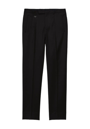 Prada pleated-front wool trousers - Brown