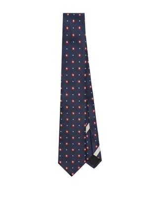 Valentino Garavani pattern-jacquard tie - Blue