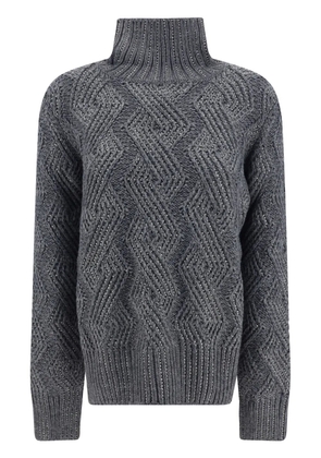 Ermanno Scervino cable-knit jumper - Grey