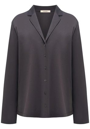 12 STOREEZ mercurised Suprima-cotton shirt - Grey