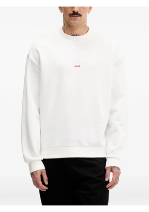 HUGO dog graphic-print sweatshirt - White