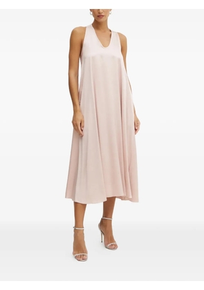 FRACOMINA V-neck sleeveless dress - Pink