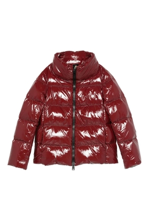 Herno quilted high-neck jacket - Red