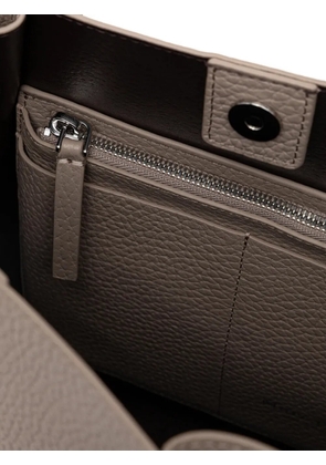 Marc O'Polo medium grained-leather tote bag - Neutrals
