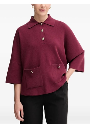 Joseph Ribkoff patch-pocket polo shirt - Red