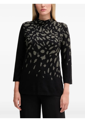 Joseph Ribkoff patterned sweater - Black