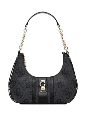 GUESS USA Erenia monogram-pattern shoulder bag - Black