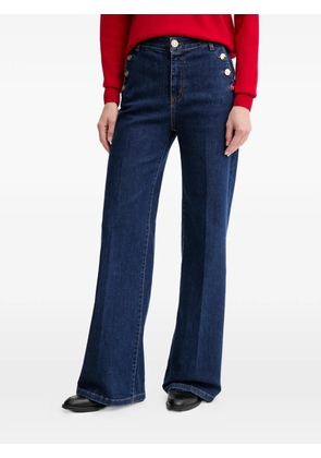 FRACOMINA buttoned denim trousers - Blue