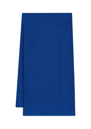 Oscar de la Renta edge-stitched shawl - Blue