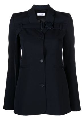 Off-White buckled virgin wool blazer - Blue