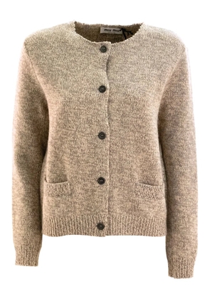 Miu Miu crew-neck cardigan - Neutrals