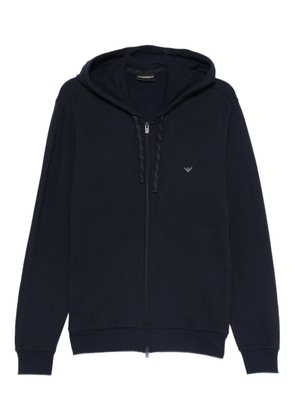 Emporio Armani zip-up hoodie - Blue