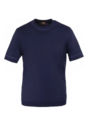 Moorer short-sleeve crew-neck T-shirt - Blue
