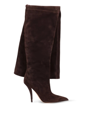 Paris Texas 105mm Jessica pointed boots - Brown
