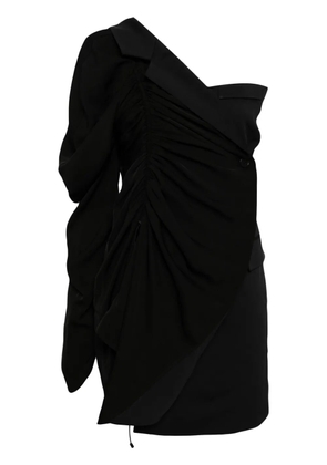 Besfxxk asymmetric blazer mini dress - Black