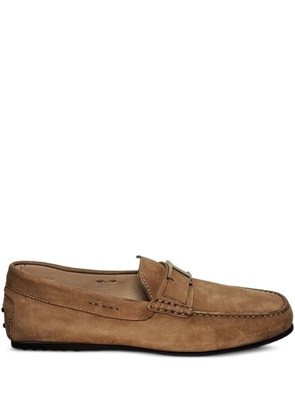 Tod's penny leather loafers - Brown