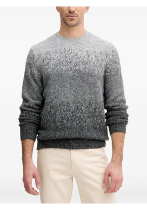 GUESS USA ombre crew-neck sweater - Grey