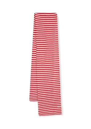 Marc O'Polo striped scarf - Red