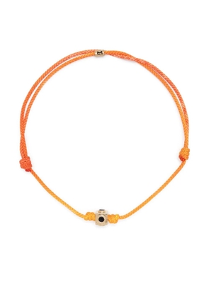 LUIS MORAIS 14kt yellow gold smoky quartz cord bracelet