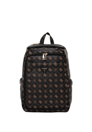 GUESS USA Silia 4G monogram logo backpack - Brown