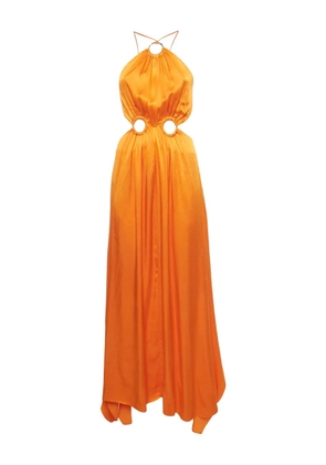 ELLIATT ring asymmetric maxi dress - Orange