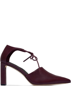 Bernardo Bernardo 1946 82mm Siena lace-up pumps - Purple