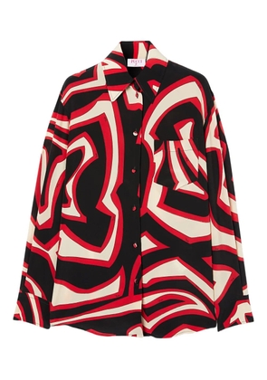 PUCCI labirinto-print silk shirt - Black